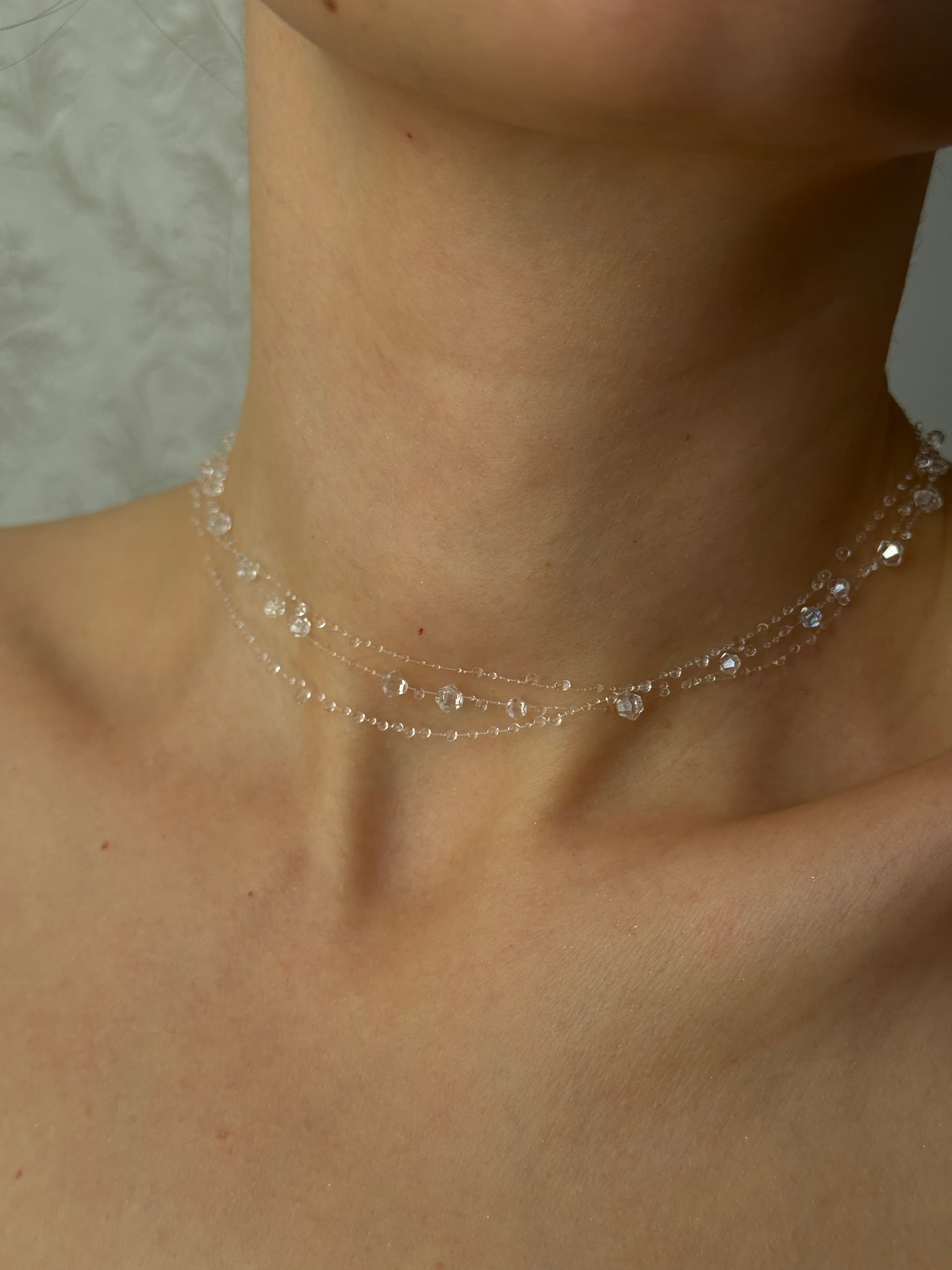 Колье "Слезы бывшего" в три нити