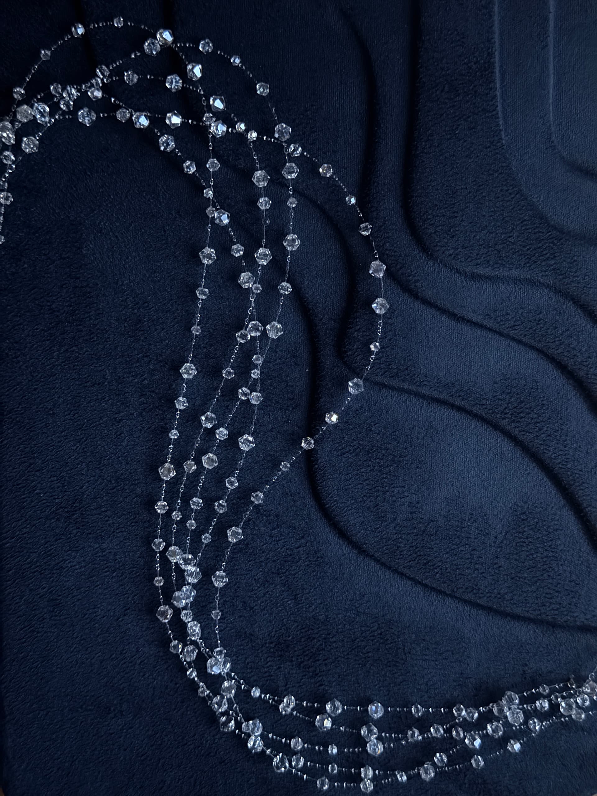 Колье "Слезы бывшего" в одну нить — фото 2